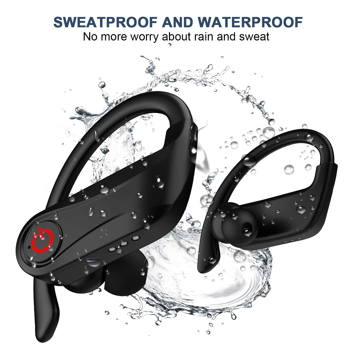 Draadloze Bluetooth 5.0 Hoofdtelefoon Voor Huawei P40 P30 P20 Honor V30 Nova 7 5Z Mate 20X30 40 Pro 5G Telefoons Oorhaak Oortelefoon