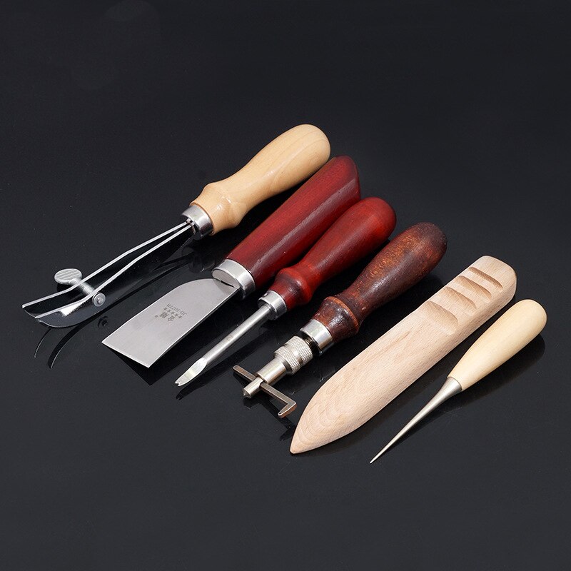 Lederen Creaser - Leathercraft Accessoires, Pine Wood