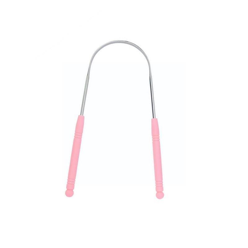 1PCS Tongue Scraper Steel Tongue Cleaner Toothbrush Hygiene High Brush Tongue Y8F1