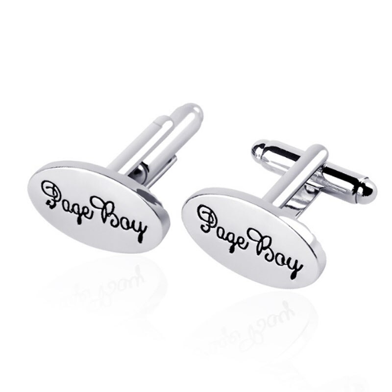 Männer Bräutigam Besten mann Bräutigam Vater der braut knapp Carving Hochzeit Party Manschettenknöpfe Clip Manschette Verknüpfung Platzanweiser pagen