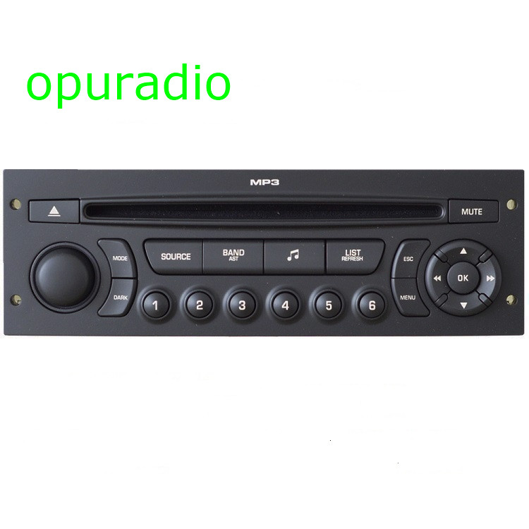 GENUINE RD45 Car Radio with CD USB Bluetooth for Peugeot 207 206 307 308 807 Citroen C2 C3 C4 C5 C8 (set VIN code yourself)