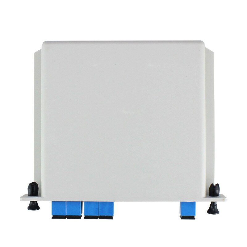 Splitter Fiber Optical Box FTTH PLC Splitter box Plug-in Plc Splitter Four Light Splitting SC Port 1 to 4 Optical Fiber Splitter