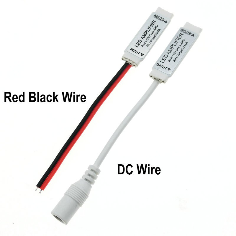 RGB LED Strip Amplifier DC12V 3*4A Mini LED Amplifier for RGB LED Strip Power Repeater Console Controller.