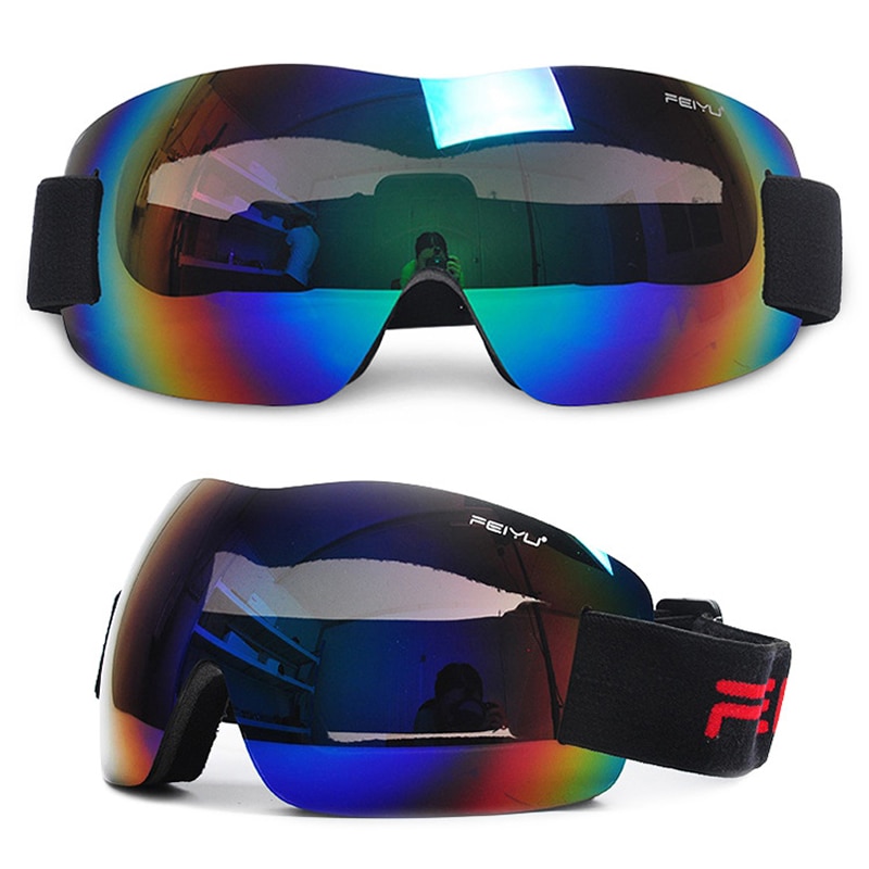 Skidglasögon män kvinnor snowboardglasögon enkelglasglasögon för vuxna skidåkning cykling vandring ögonskydd