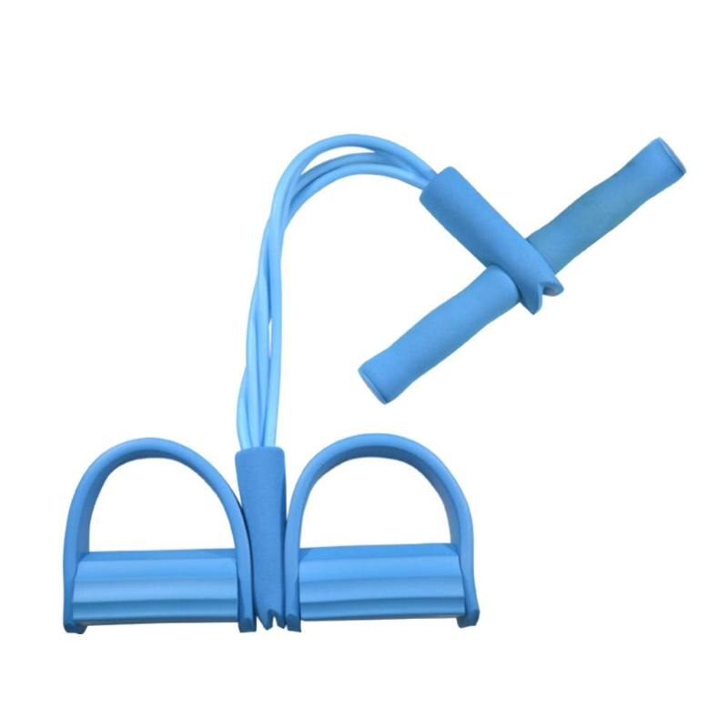 Fitness Elastische Zitten Pull Spanning Touw Oefening Thuis Yoga Apparatuur Latex Pedaal Training Gewichtsverlies Sport Sterke Vrouwen Mannen: Blue