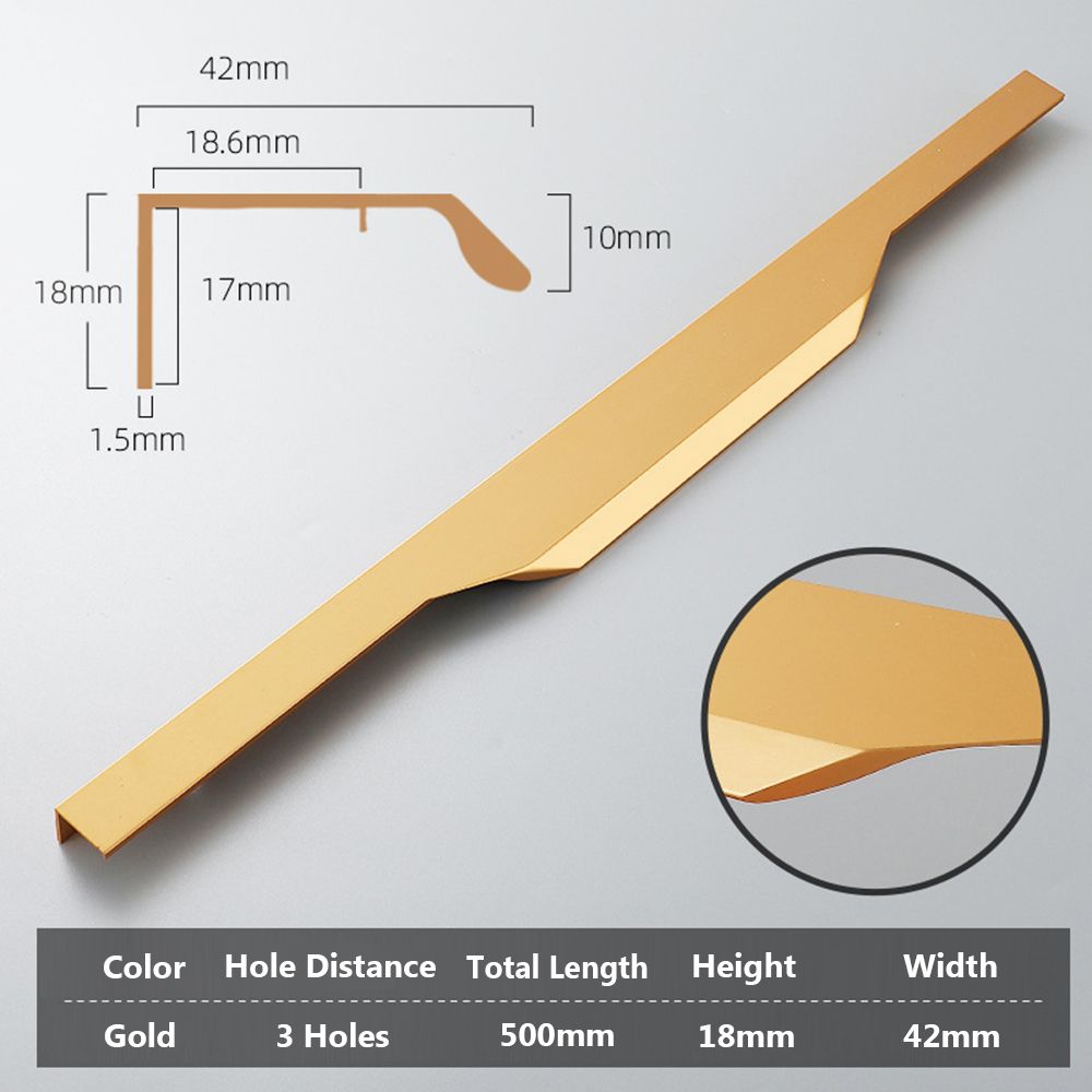10 Pack Kast Trekt Moderne Geborsteld Messing Keuken Handgrepen 5 Inch Gat Center Heldere Goud Solid Hardware met Schroeven voor Garderobe Dressoir Lade Trekt