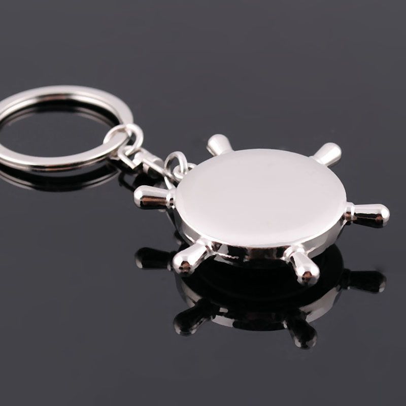 Handy toy Originality Key Buckle Pendant Helmsman Compass Key Buckle Business Affairs Activity Small Lettering