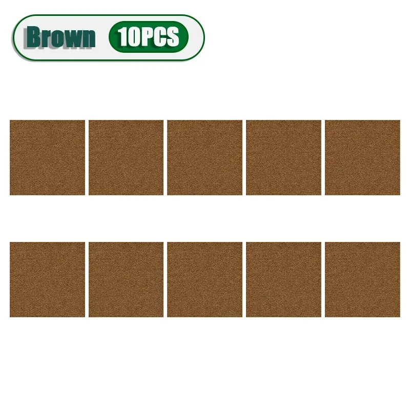 Tapete autoadesivo quadrado 30x30cm, adesivo removível, tapetes para decoração de casa diy, corredor interno: green
