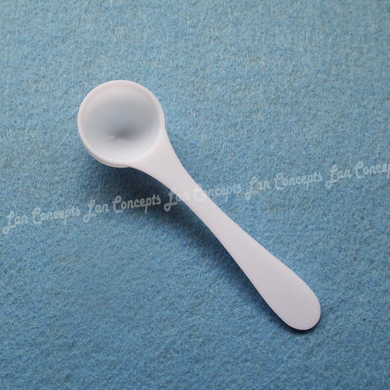 Cuchara medidora de plástico para leche en polvo, envase individual de 2,5g/5ML, 2,5 gramos-200 unidades/lote,