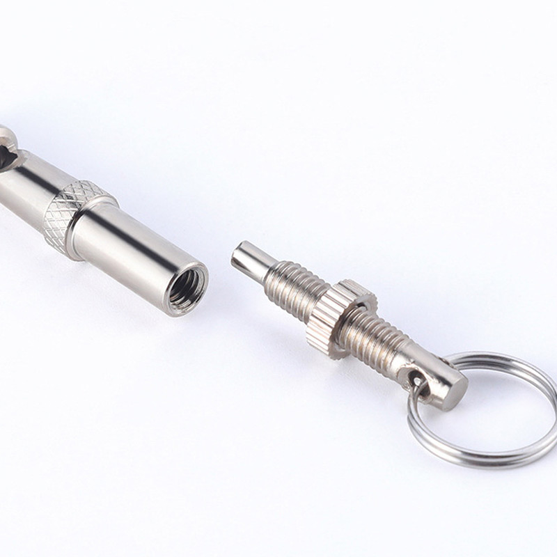 Sifflet d&#39;entraînement pour animaux domestiques, flûte ultrasonique réglable en acier inoxydable, pour chiens obéissants, porte-clés de Train, fournitures pour animaux de compagnie