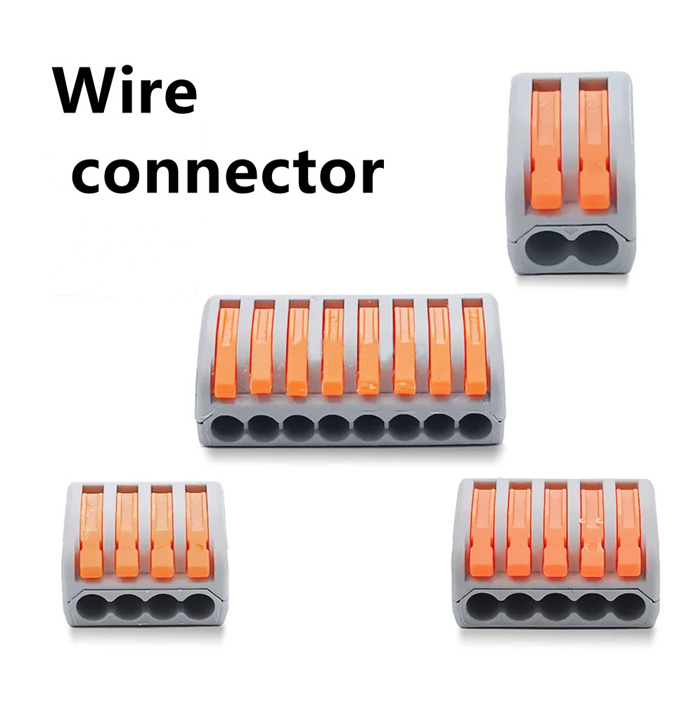 1/10/30pcs mini fast wire Connectors Universal Compact Wiring Connector push-in Terminal Block
