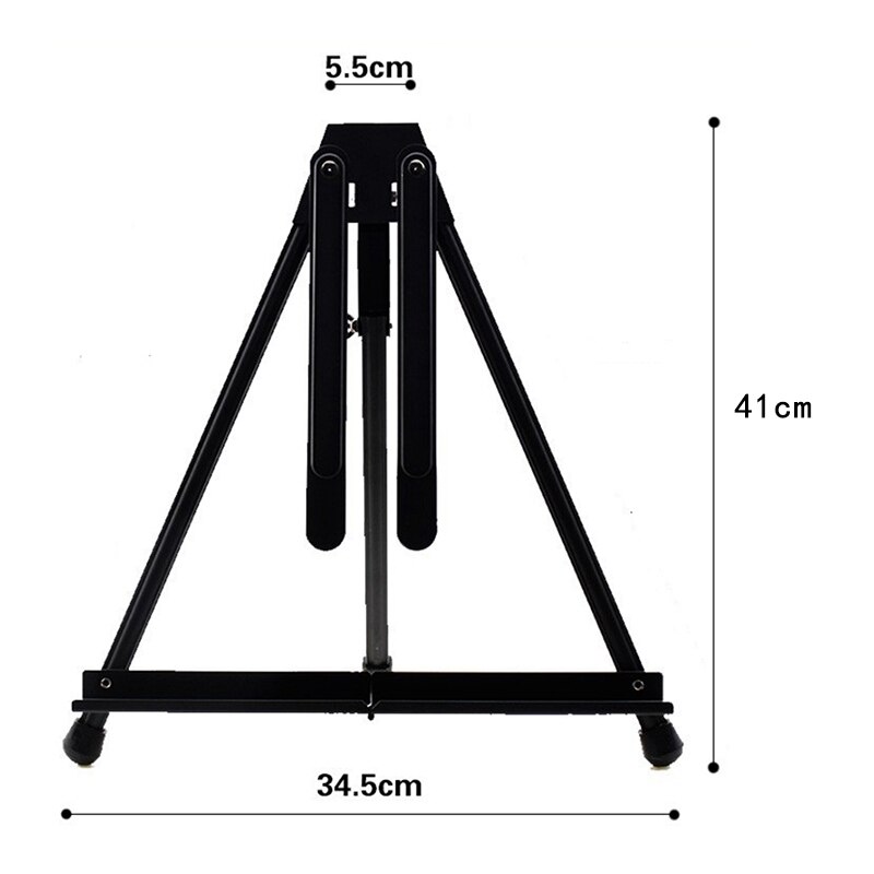 Caballete de dibujo de Metal soporte plegable caballete de trípode portátil ajustable de aleación de aluminio dibujo de caballete para Arte Artístico suministros