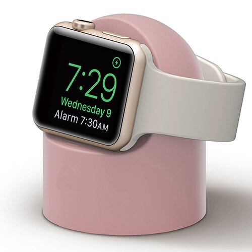Charge For Apple Watch stand iWatch 42mm 38mm 44mm 40mm watch accessories for apple watch 6 5 4 3 2 SE station holder: Pink