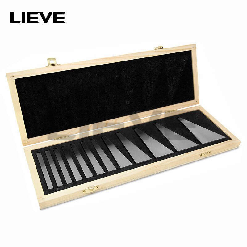12pcs Precision Angle Blocks Set 1/4 to 30 Degree Gauge Milling Machinist Lathe Tools
