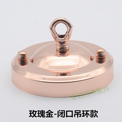 ceiling cover plate hook pendant lamp decoration metal accessories chandelier Parts Vintage Ceiling Holder For Light Fitting: 7