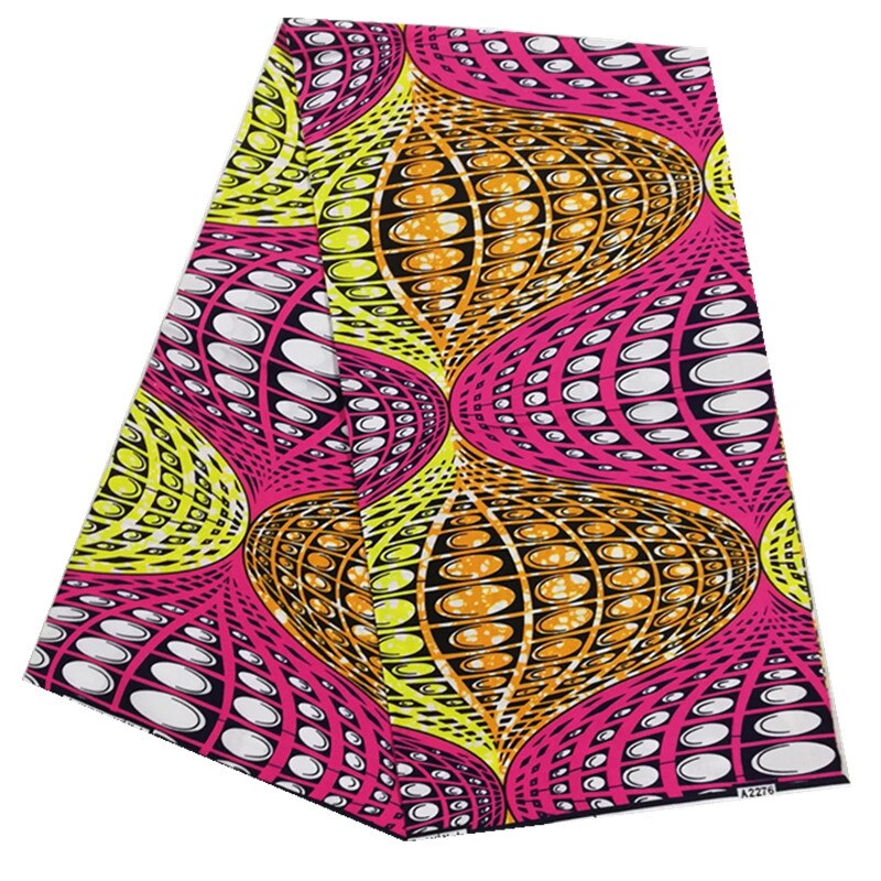 White Stripes Soft African Print Fabric Ankara Wax 100% Cotton Nigeria Style NN0809-47: As picture 5