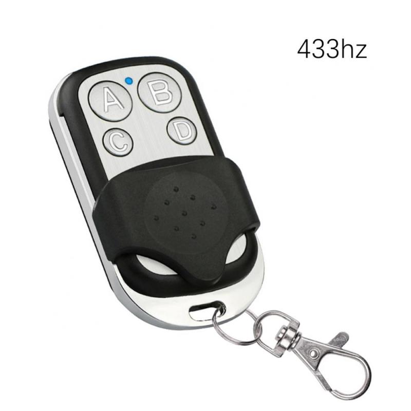 Universal 4 Buttons Garage Door Opener Remote Control 433MHZ Clone Fixed Learning Rolling Code Duplicator Garage: PURPLE