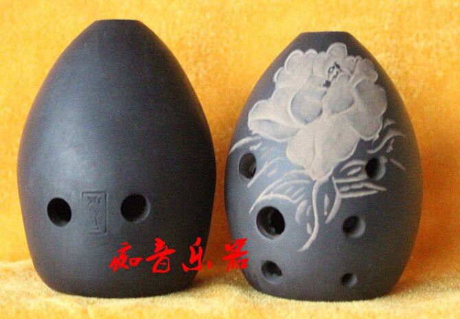 eight holes Tao Xun Xun Millennium carving tradition of the oldest musical instruments (small size)