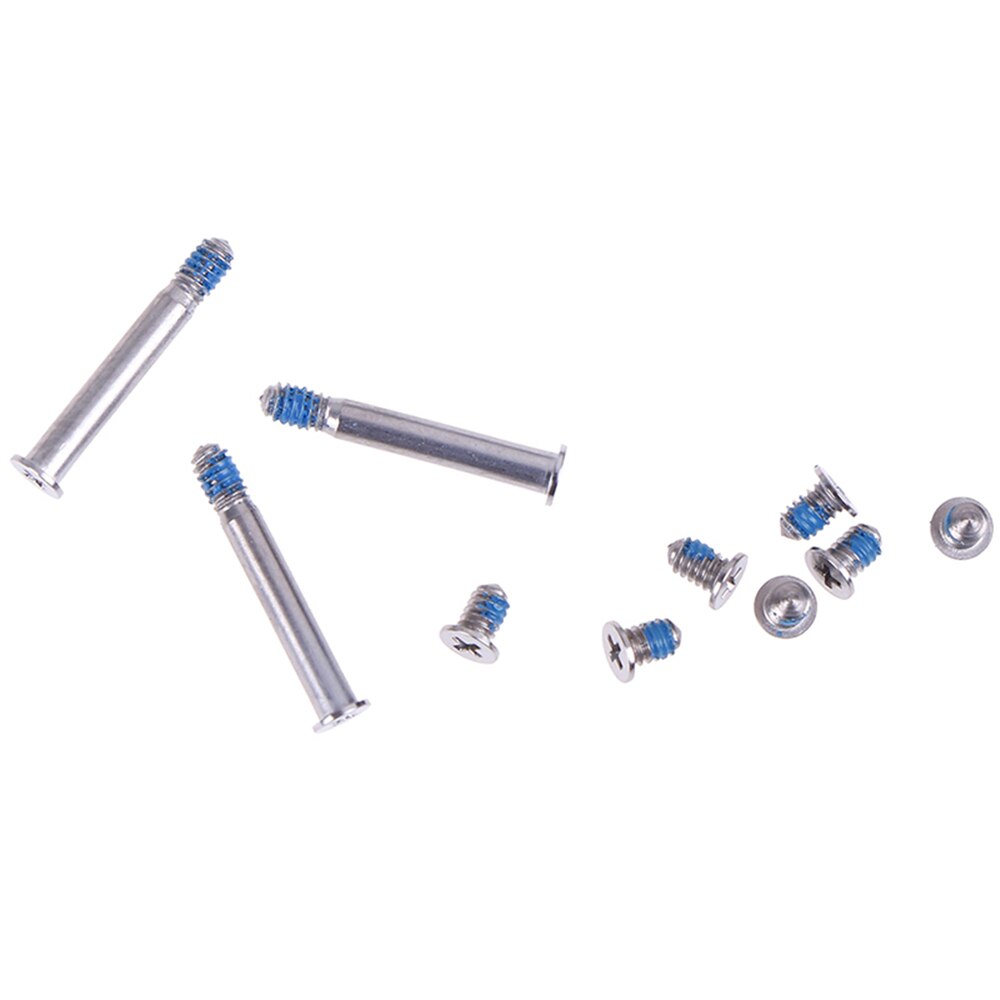 1 conjunto de parafusos para macbook, 13, 15, 17 polegadas, tampa traseira, para macbook a1278, a1286, a1297, parafusos de cobertura inferior do computador