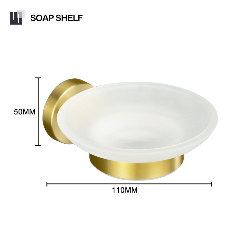 Brushed Gold Bathroom Accessories Set Hardware Kit Wall Mount Hand Towel Bar Rack Toilet Roll Paper Holder Robe Hook Hanger: Lavender