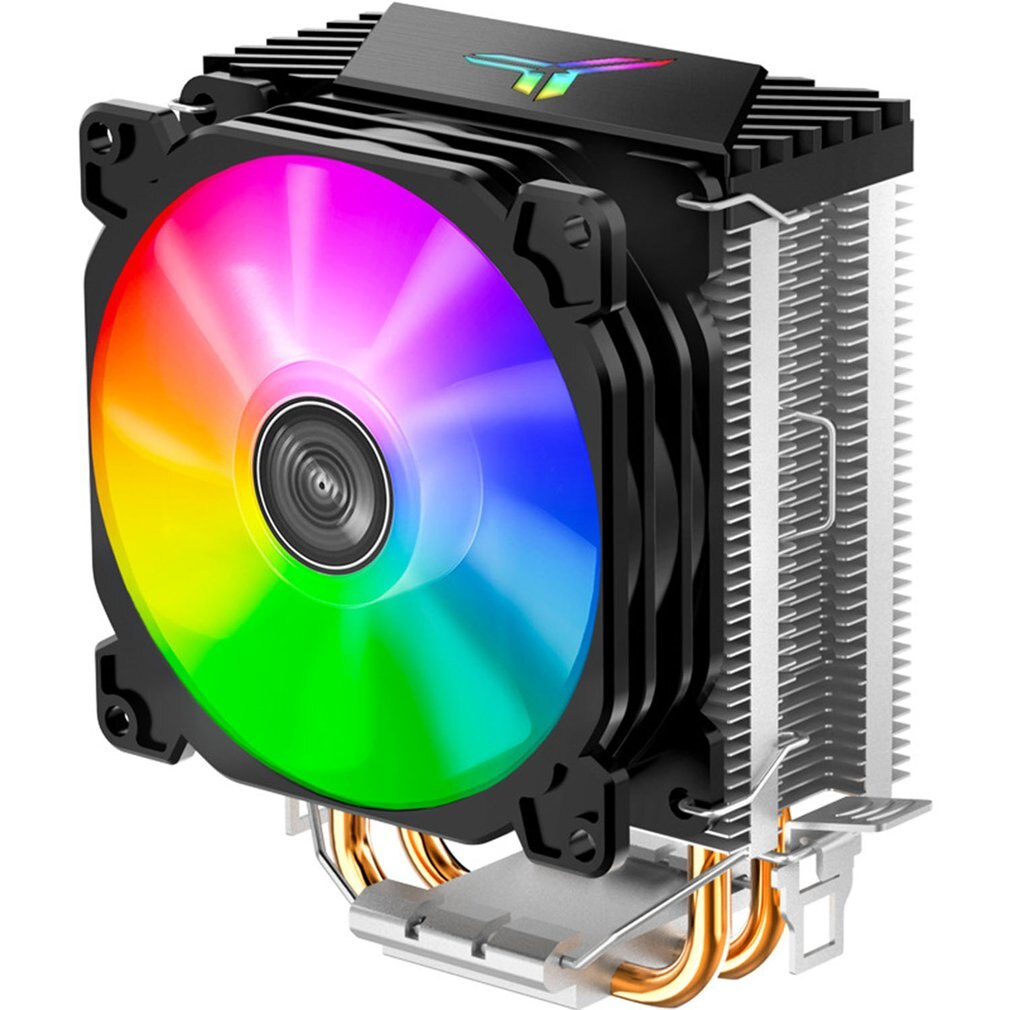 Cr1200 rgb-fodral stationär datorchassi vattenkylningsfläkt färgglad pc-dator kylfläkt kylare tyst cpu-fläkt