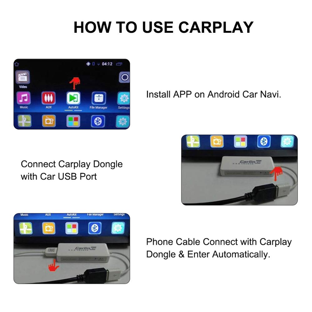Carlinkit USB Smart car play Dongle for Android Car Navigation for Apple Carplay Module Auto Smart Phone USB Carplay Adapter