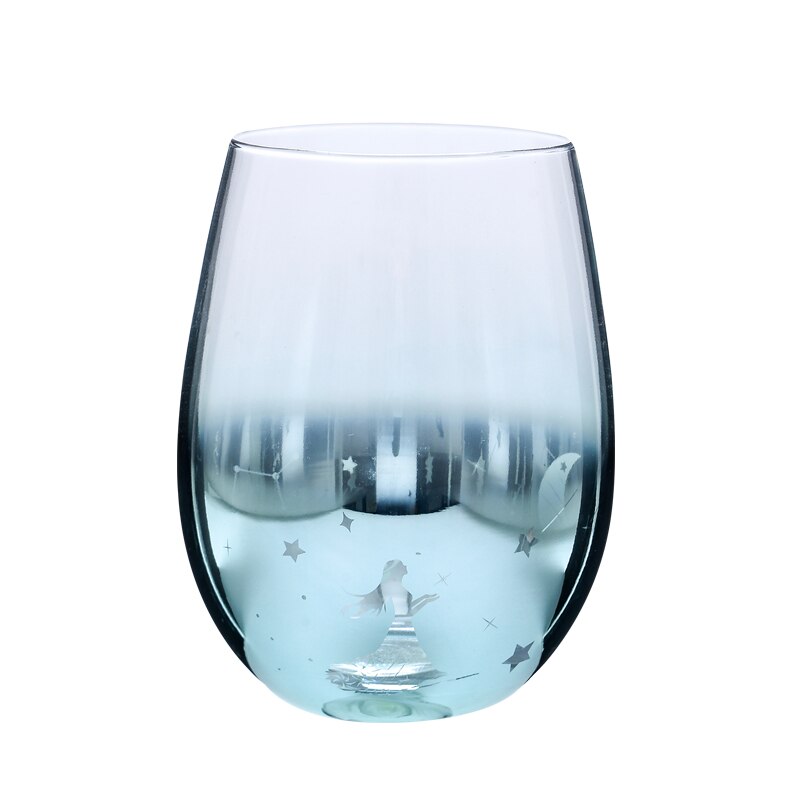 Verre à eau dégradé ciel étoilé Kawaii, verre à eau Simple, verre à jus, verre à whisky, verre à vin, tasse à boire