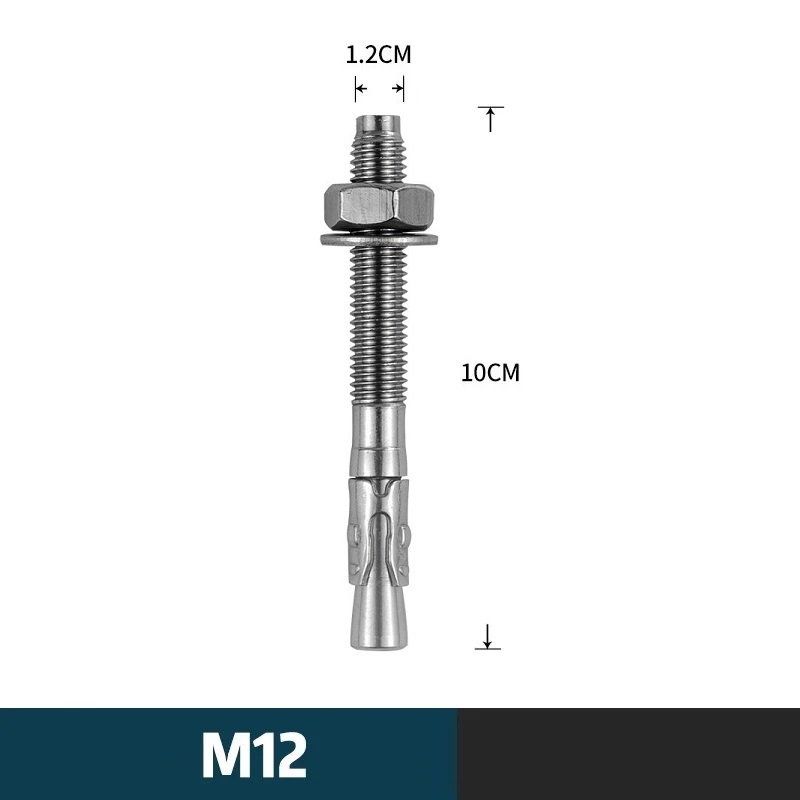 Point d'ancrage d'escalade, écrou en Piton, boulon d'ancrage, plaque de suspension, clou d'expansion, acier inoxydable 304, gréement d'assurage de spéléologie M8 M10 M12: Rose
