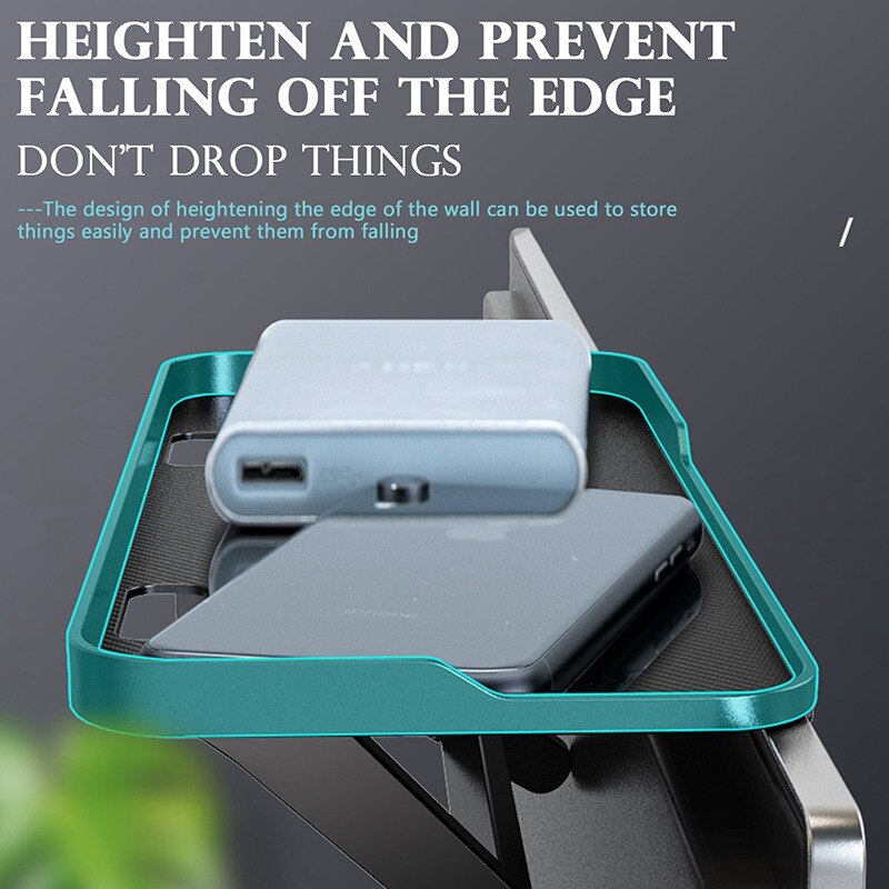 TV Screen Top Storage Shelf Rack Holder Adjustable Computer Monitor Desktop Stand TV Rack Display Shelf Organizer Bracket