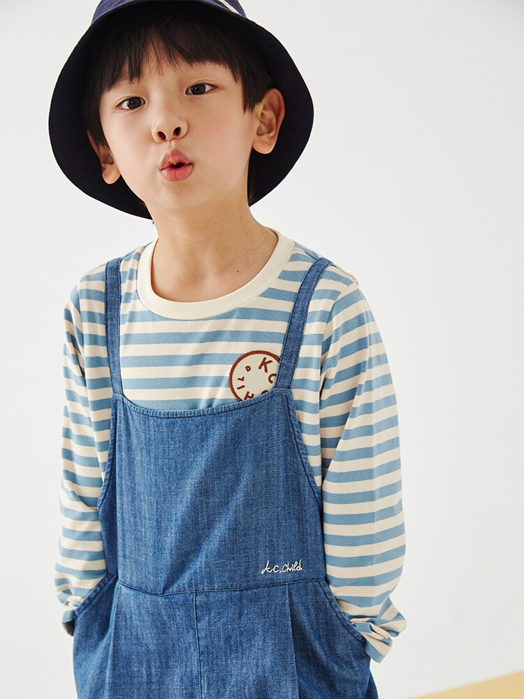Kc. Kind Kids Overall Jongens Meisjes Demin Broek Zachte Demin Voor Lente Cool Kids Peuters Kleding Age2-12Y