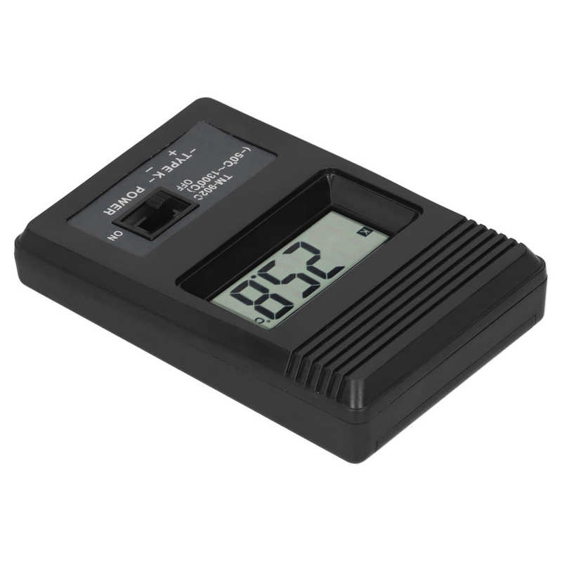 LCD Display Temperature Meter Low Power Consumption High Accuracy Digital Temperature Meter with Fish Tanks Pools for Ceramics