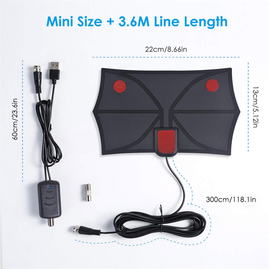 4K Digital HDTV Aerial Indoor Amplified Antenna 1500 Miles HD 1080P TV Local Channels Broadcast: NO.4