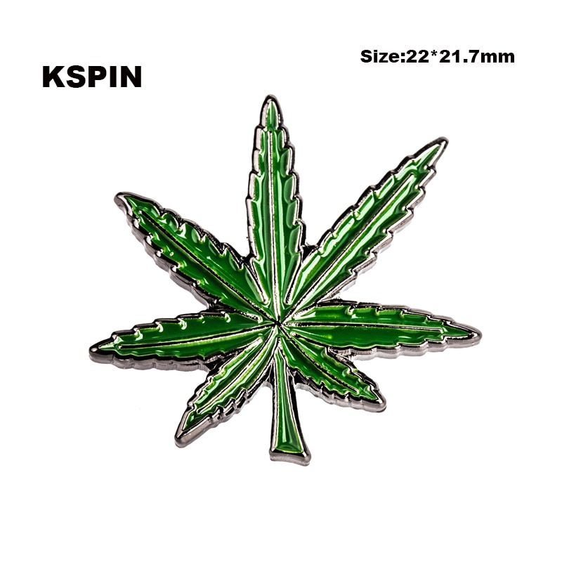 Green Leaf Lapel Pin Badge Pin XY0093