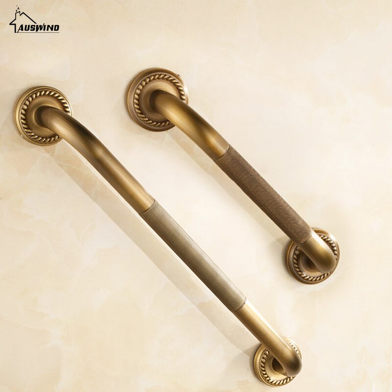 TT Solid Brass bathroom shower safety handle 30/50cm toilet safety handrail antique brushed bathtub safety handrails Grab bar