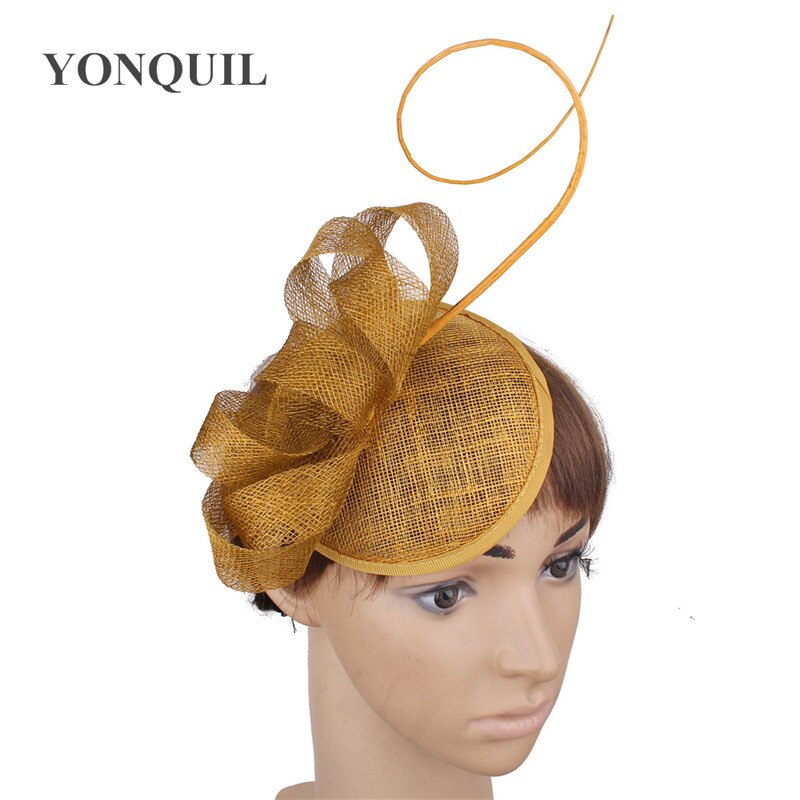 Magnifique mariée Mariage Chapeau Fascinator épingle à cheveux formelle Occasion Mariage casque pour dames fête Chapeau Chapeau bandeau