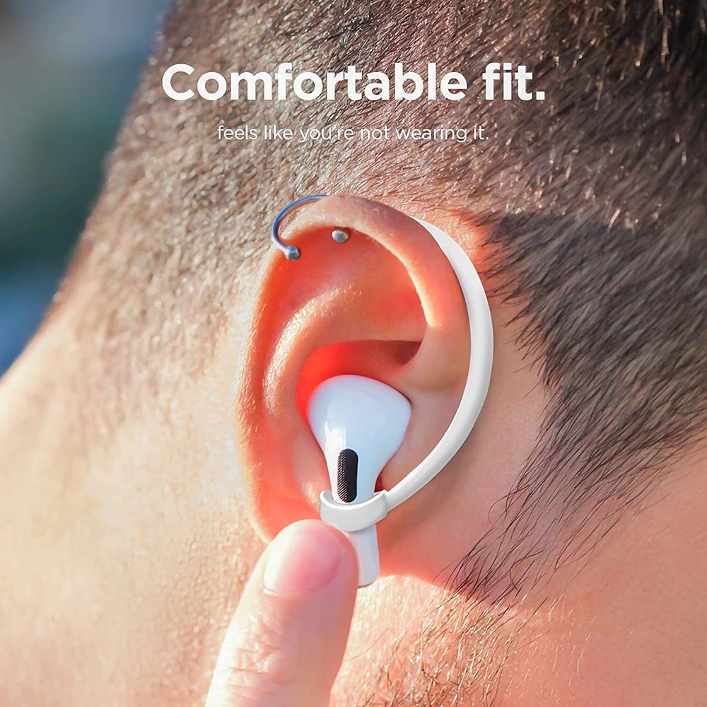 R auricular Bluetooth con gancho de silicona para Airpods 1/2 Pro, Clip de bucle para auriculares, gancho para la oreja, accesorios de repuesto para auriculares
