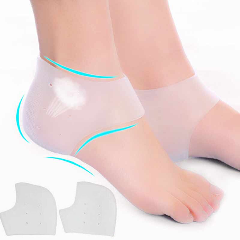 Hallux valgus corrector, grote teenspreider, voetrichter, hallux valgus voetverzorging, siliconen inlegzolen voor schoenen, kussentjes: Stijl e -1 paar wit