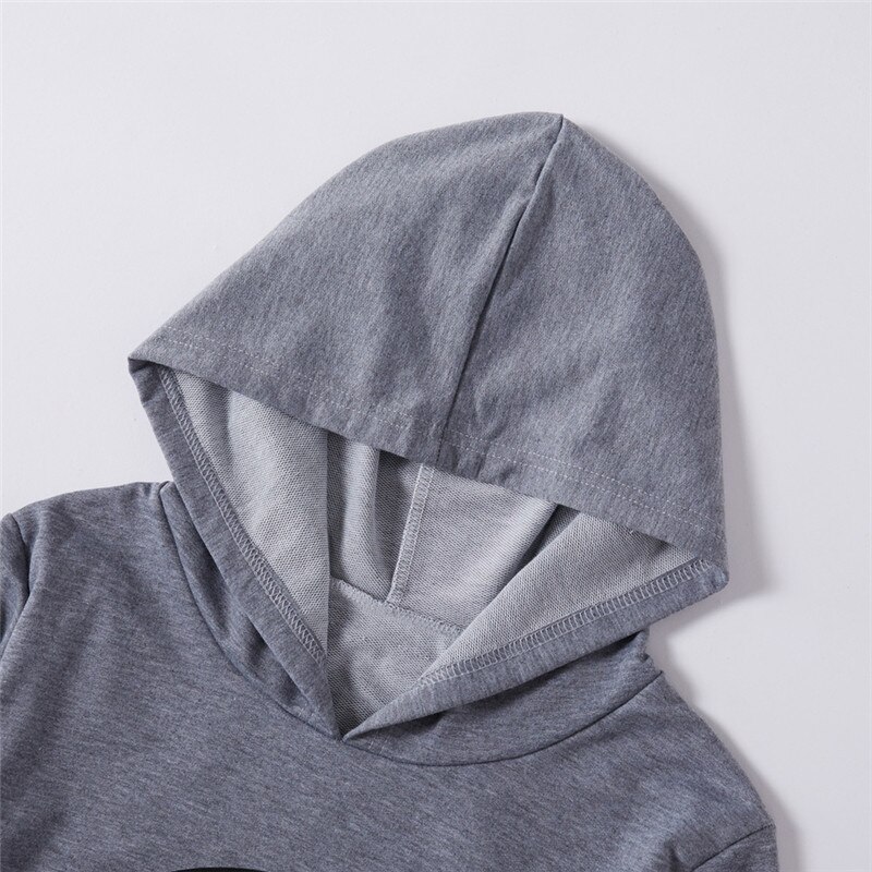Maman et moi vêtements "oui" "non" lettre imprimé automne maman fille sweat sweat à capuche décontracté maman fils tenues C0530