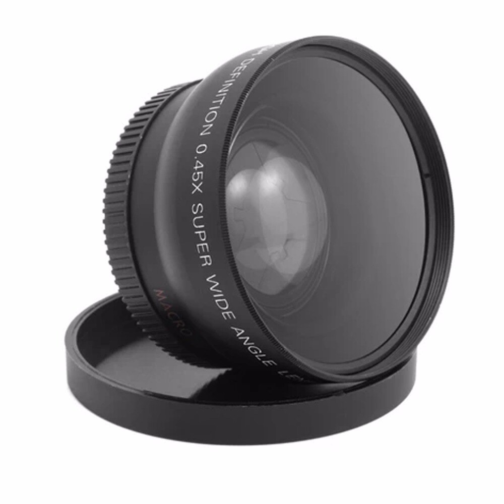 58MM 0.45x Groothoek Macro Lens voor Nikon D3200 D3100 D5200 D5100