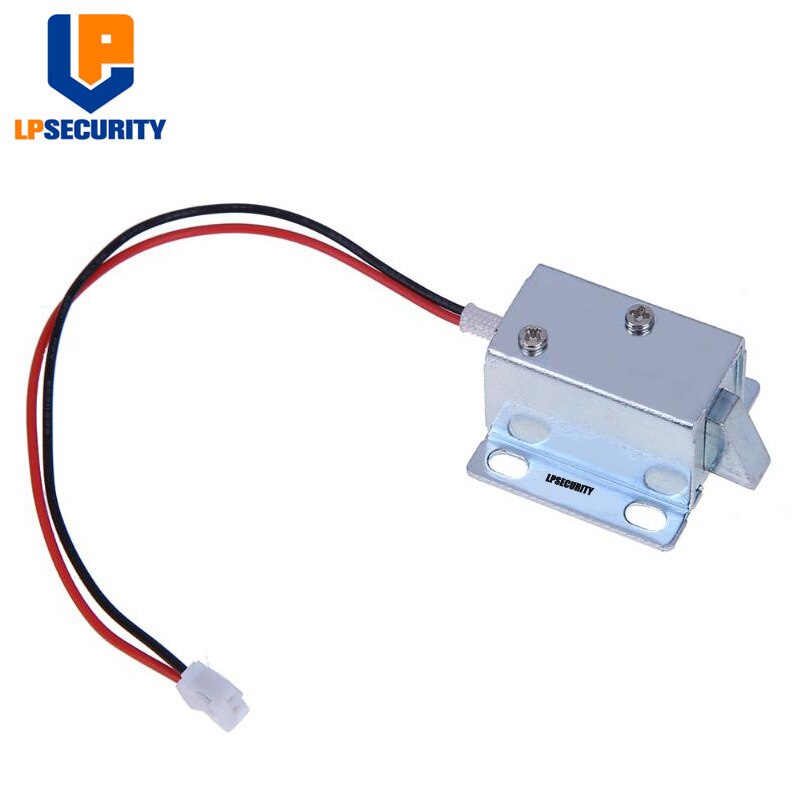 LPSECURITY 5 stks/partij Mini DC 6 v/12 v Elektrische Vergadering solenoid Lock kleine elektromagnetische Kast Deur Elektrisch Slot