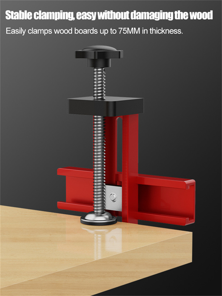 Houtbewerking Kastdeur Installatie Jig, Kast Kastdeur Snelle Positionering Tool, Aluminium Verstelbare Klembereik 0-75mm