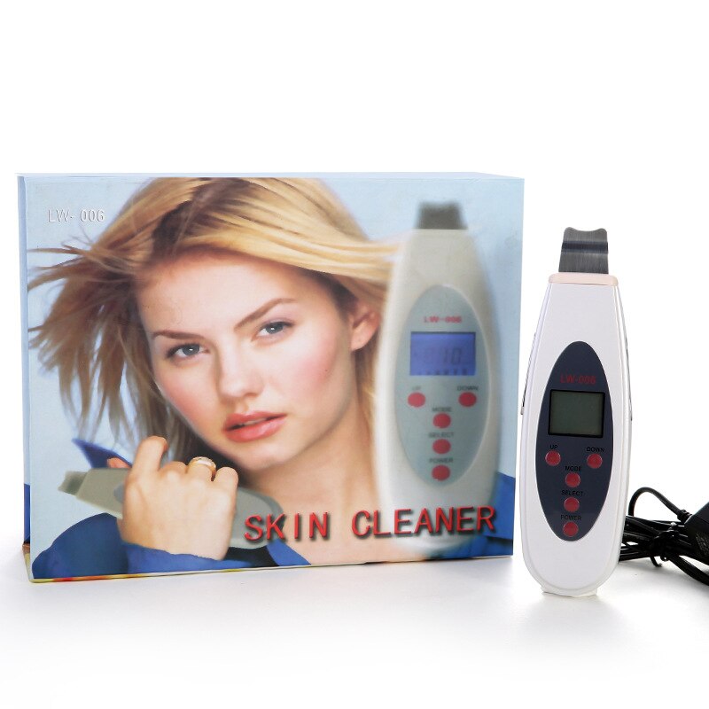 Ultrasonic Skin Scrubber Ultrasound Facial Skin Cleaner BIO Anion Ultrasonic Face Skin Peeling Massager Facial Scrubber