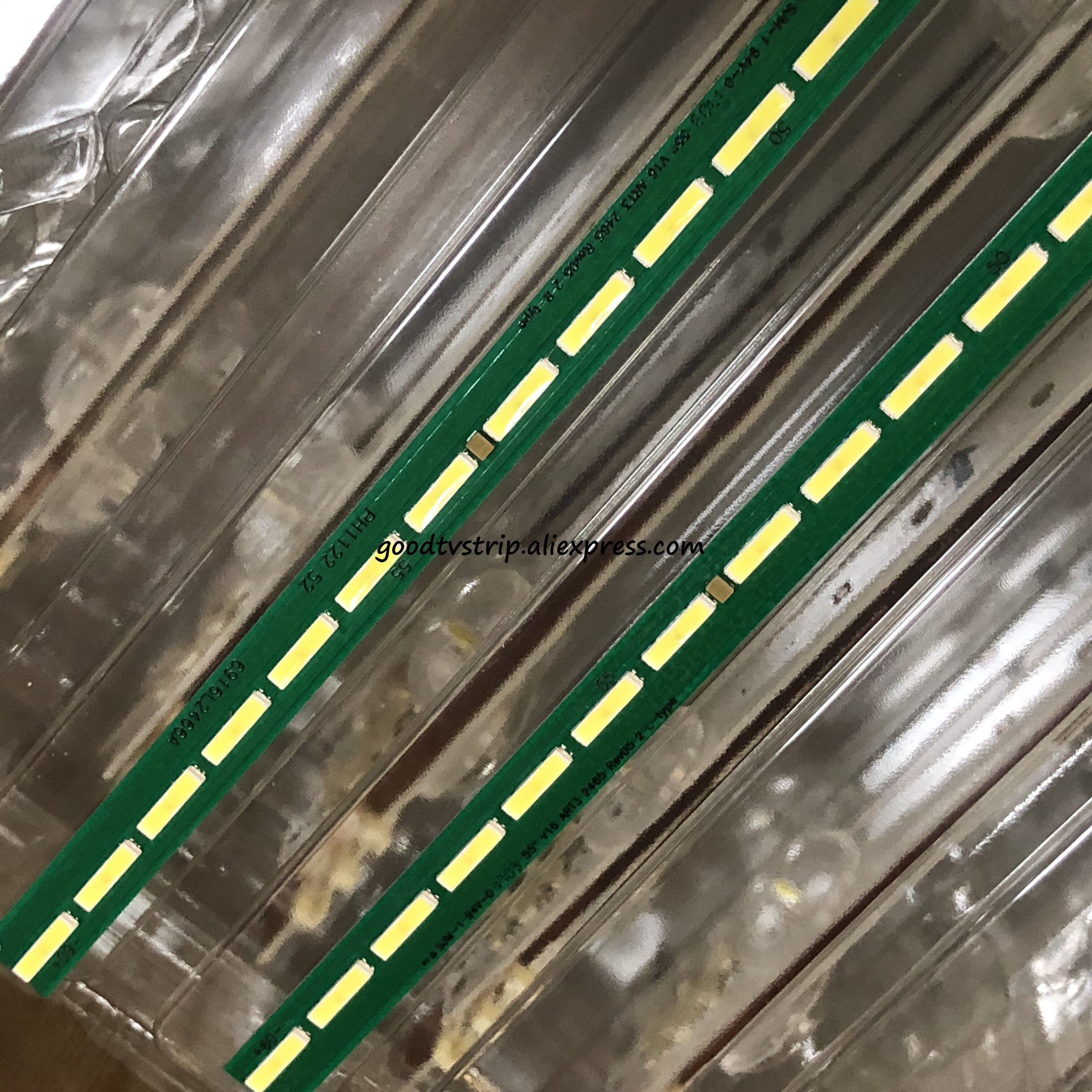 2pcs/set LED Backlight strip for LG 55UH6880 55UH7650 55UH6500 55UH6507 55UH6509 55UH6800 55UH652V 55UH664V 55UH676V 55UH6810