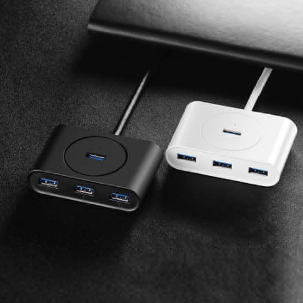 USB3.0 Deconcentrator 4 Ports Hub Splitter Connector Super Speed For PC Computer