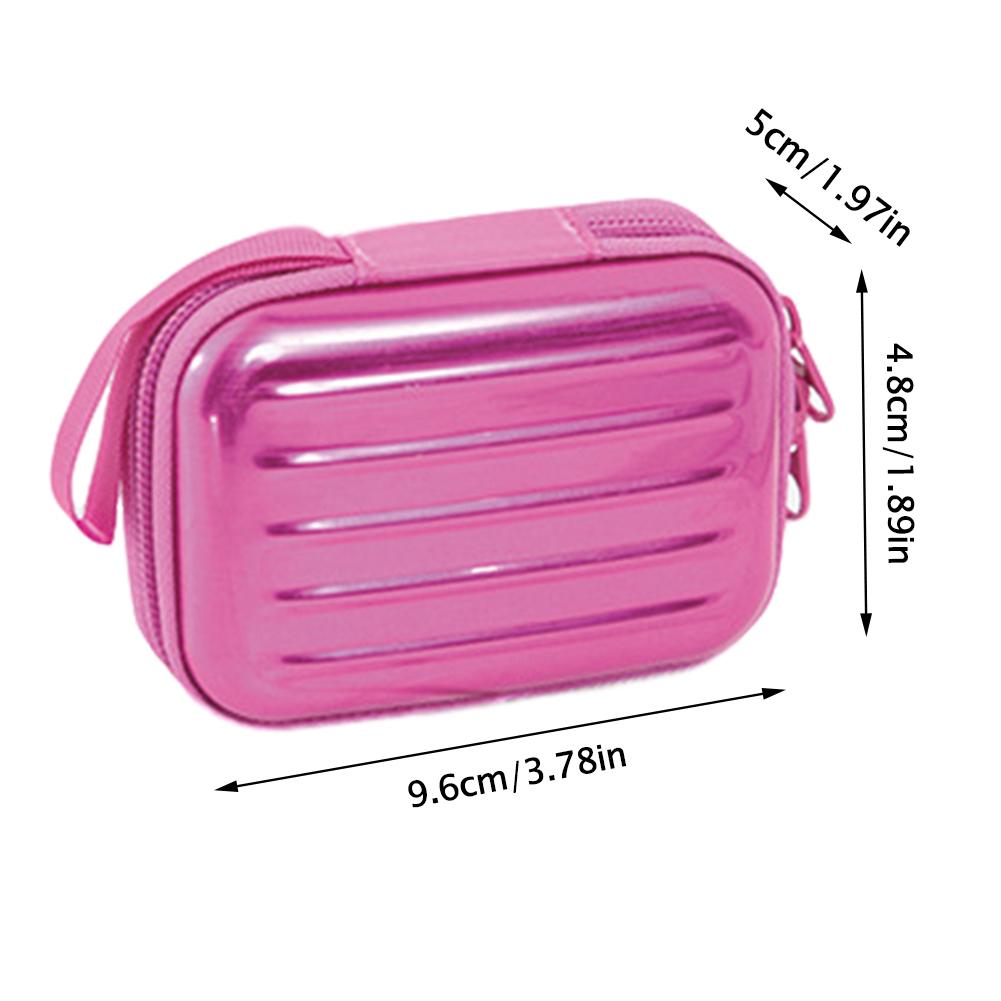 Mallette de rangement d'huile essentielle étui de transport à glissière de voyage pour stocker jusqu'à 12 flacons en verre d'huile essentielle de 1mL-3mL