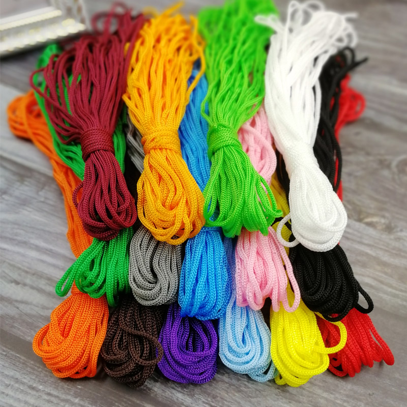 10meters 5mm nylon Rope Cords Craft Decorative Twisted Thread DIY handmade Accessories home Decoration Cord