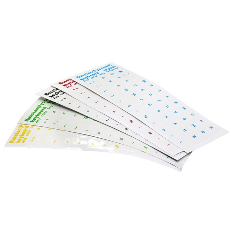 Russian Keyboard Cover Stickers For Mac Book Laptop PC Keyboard Computer Standard Letter Layout Keyboard Covers Film Russian