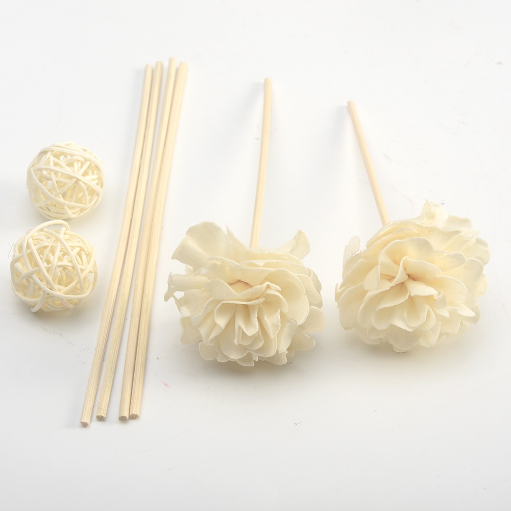 Spa Aroma Diffuser Set Essential Oil Ball Office Decoration Exquisite Lightweight Rattan Dry Flower Car Home Fragrance