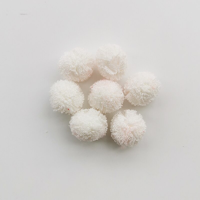 100 Stks/partij 15Mm 10 Kleuren Mesh Bloem Bal Voor Naaien Op Sjaal Schoenen Hoeden Bont Diy Ambachten Haar Clip accessoires: 3
