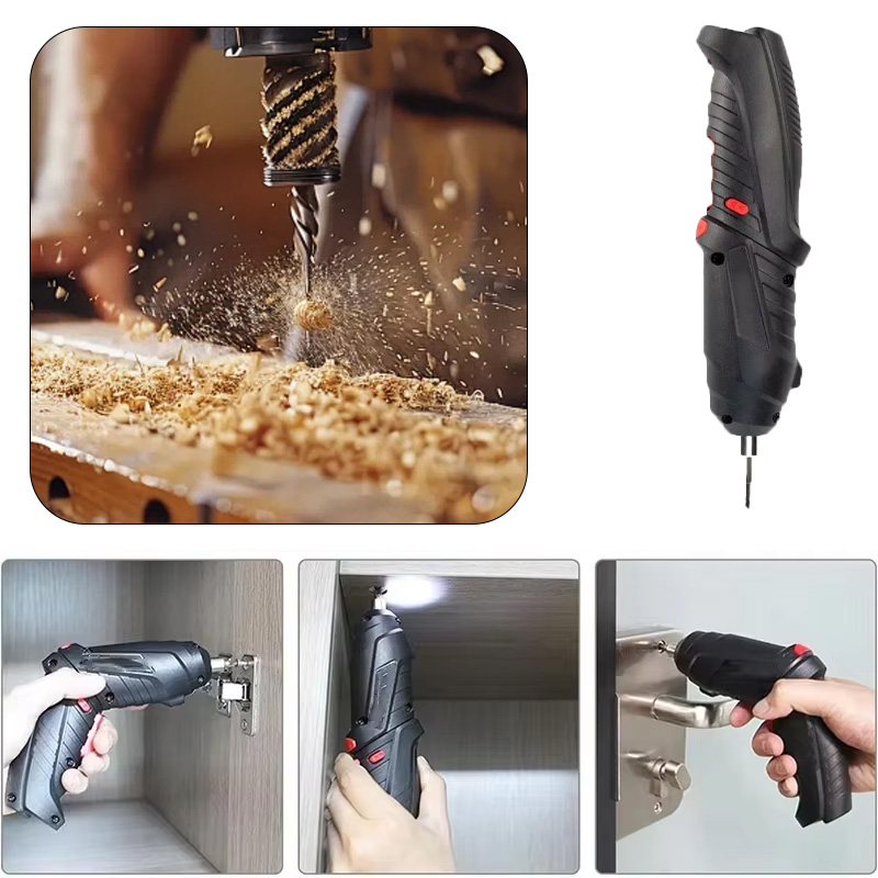 47 PCS 3.6V Electric Screwdriver Set 1800mAh Battery Powered Portable Cordless Electric Screwdriver Household Maintenance Power